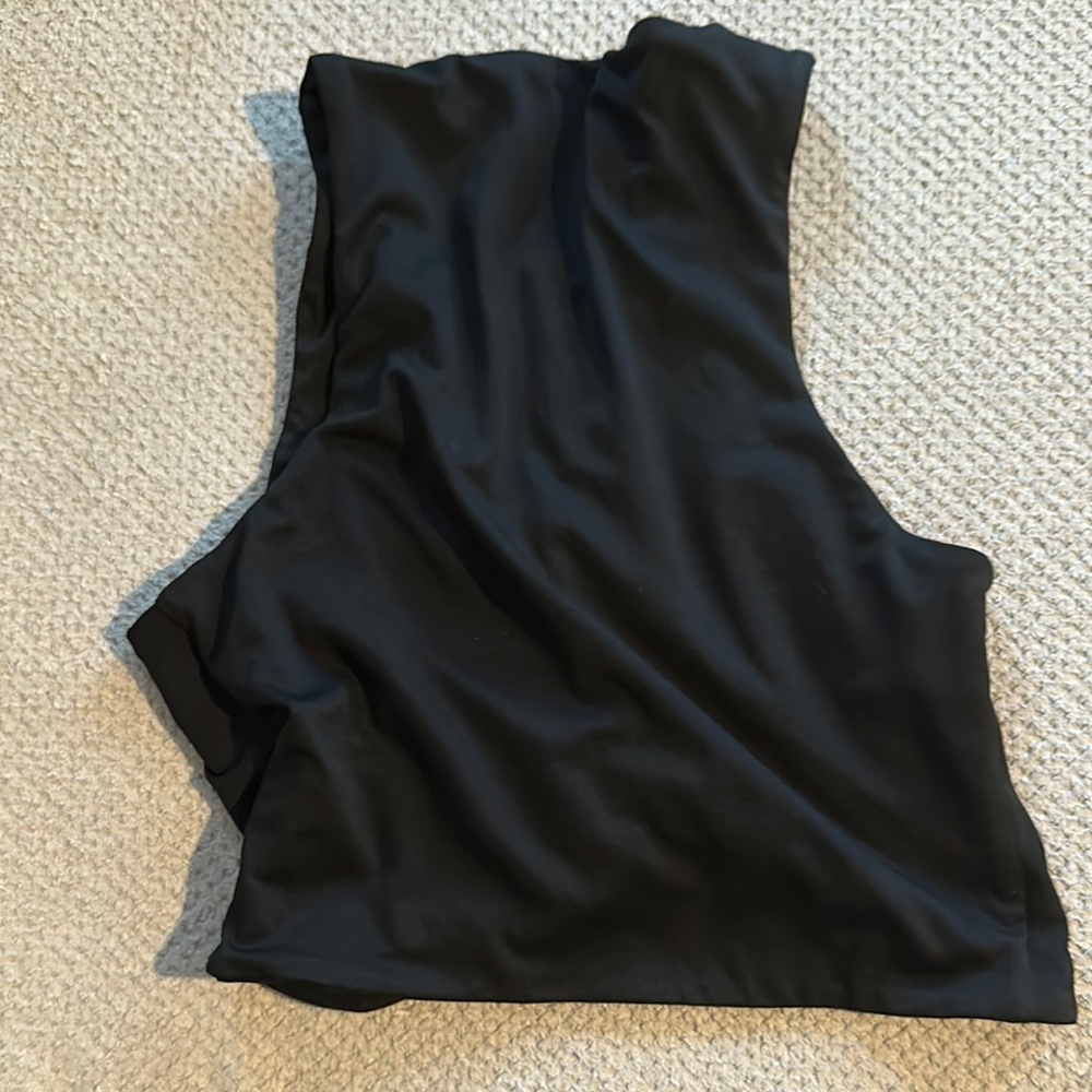Black Ruched Top - Picture 5 of 5